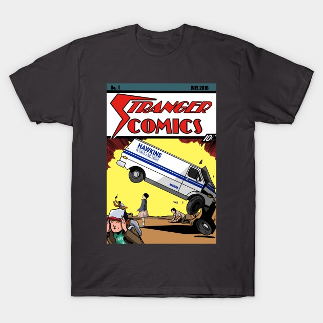 Stranger Comics #1 T-Shirt by bosslogic